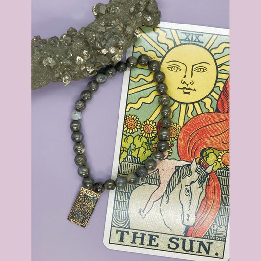 The Sun w. White Pyrite